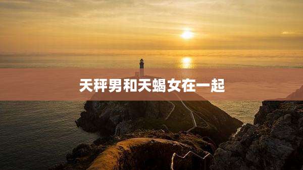 天秤男和天蝎女在一起