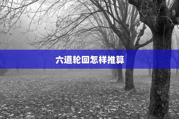 六道轮回怎样推算