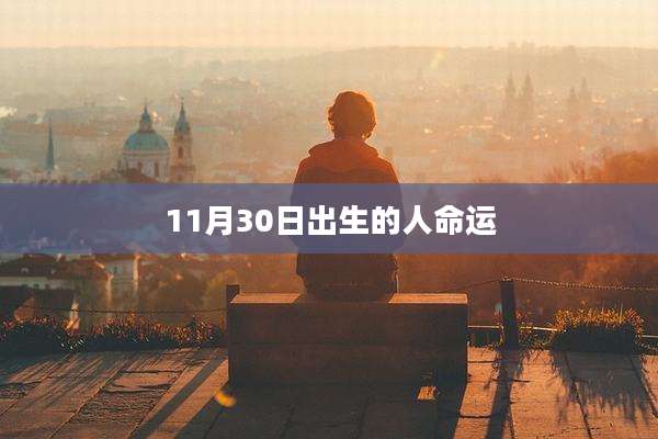 11月30日出生的人命运