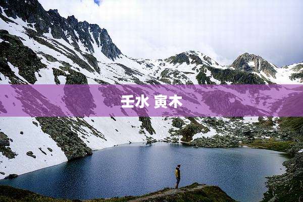 壬水 寅木