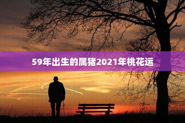 59年出生的属猪2021年桃花运