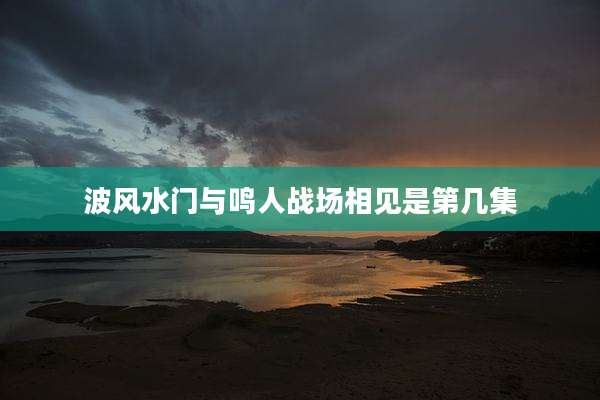 波风水门与鸣人战场相见是第几集