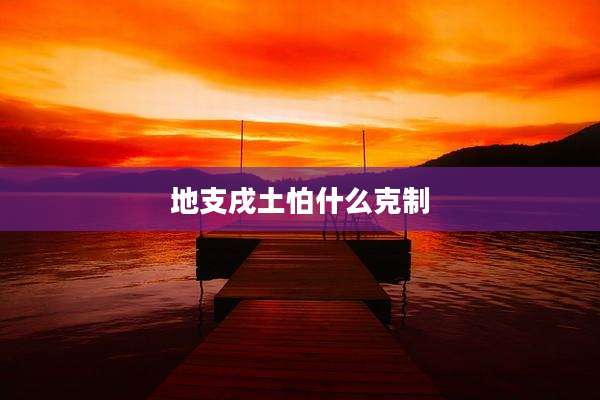 地支戌土怕什么克制