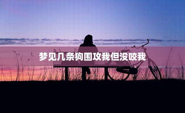 梦见几条狗围攻我但没咬我