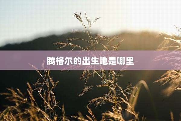 腾格尔的出生地是哪里