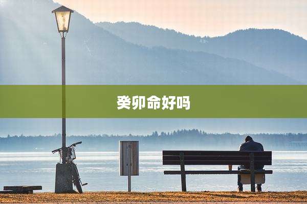 癸卯命好吗