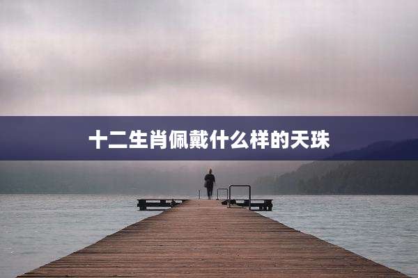 十二生肖佩戴什么样的天珠