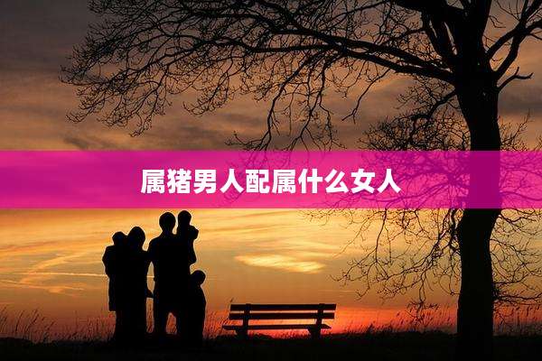 属猪男人配属什么女人