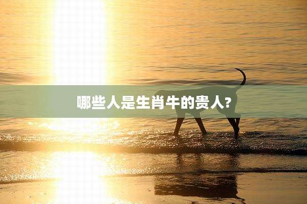 哪些人是生肖牛的贵人?