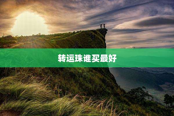 转运珠谁买最好