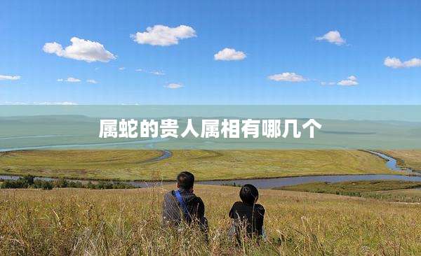 属蛇的贵人属相有哪几个