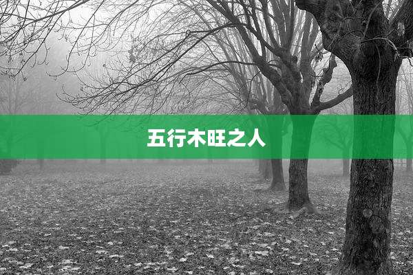 五行木旺之人