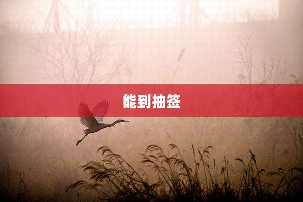 能到抽签