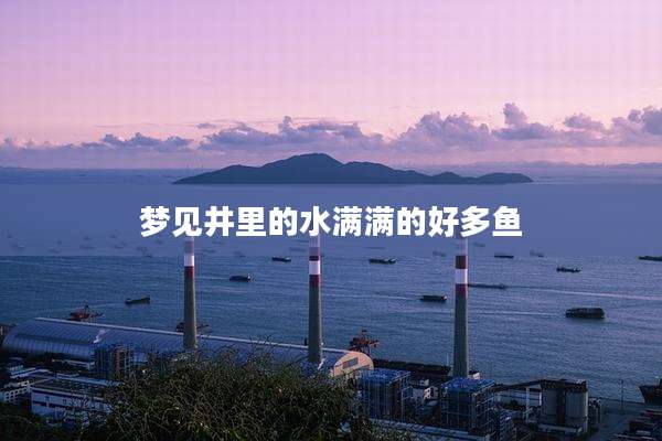 梦见井里的水满满的好多鱼