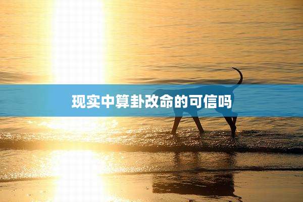 现实中算卦改命的可信吗