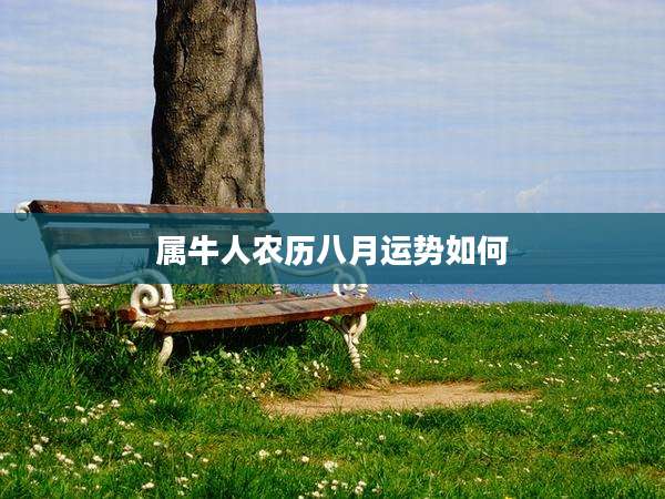 属牛人农历八月运势如何