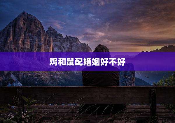 鸡和鼠配婚姻好不好