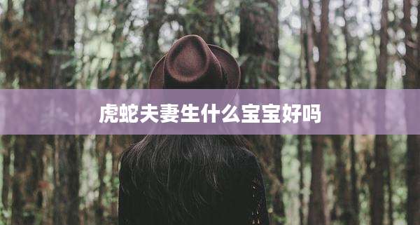 虎蛇夫妻生什么宝宝好吗