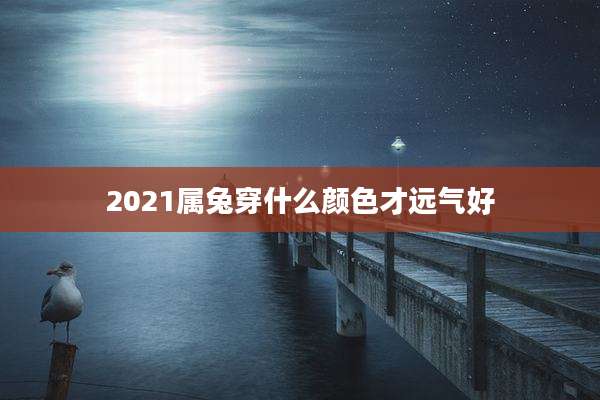 2021属兔穿什么颜色才远气好
