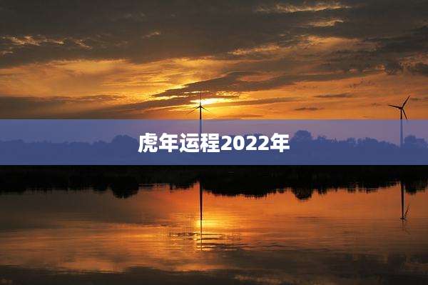 虎年运程2022年