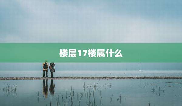 楼层17楼属什么