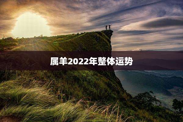 属羊2022年整体运势