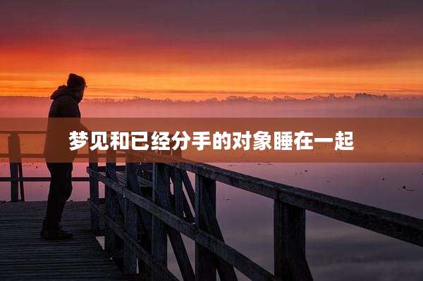 梦见和已经分手的对象睡在一起