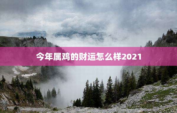今年属鸡的财运怎么样2021