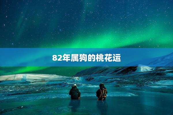 82年属狗的桃花运