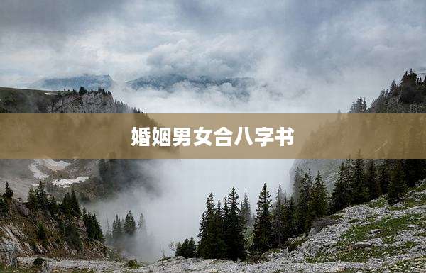 婚姻男女合八字书