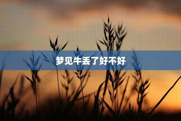 梦见牛丢了好不好
