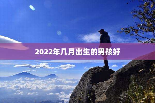2022年几月出生的男孩好
