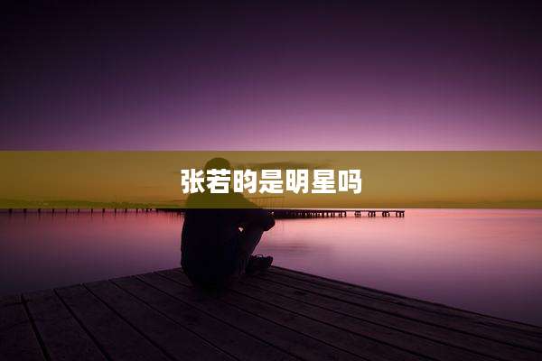 张若昀是明星吗