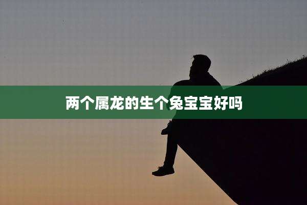 两个属龙的生个兔宝宝好吗