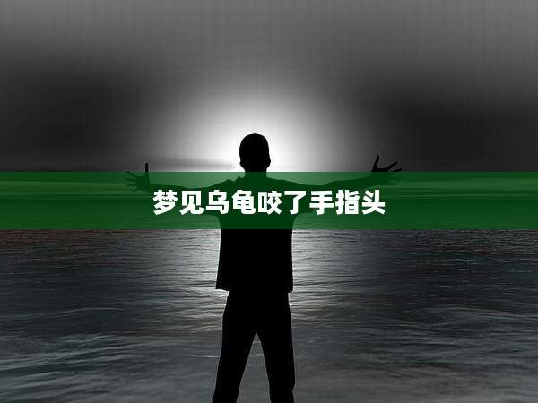 梦见乌龟咬了手指头