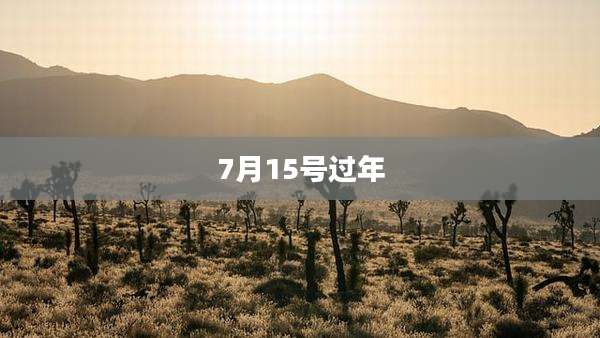 7月15号过年