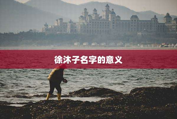 徐沐子名字的意义
