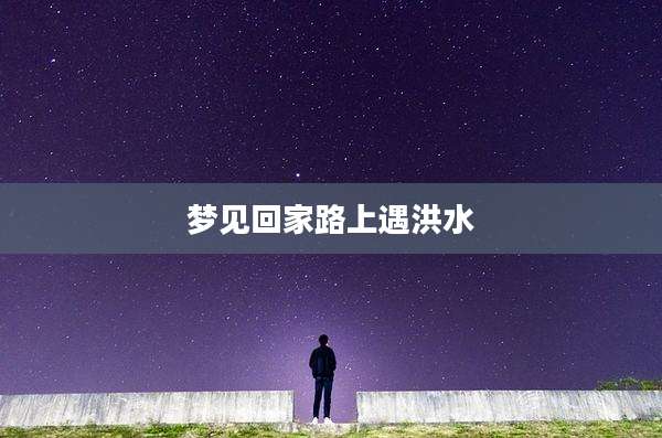 梦见回家路上遇洪水