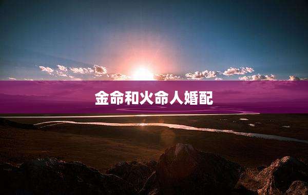 金命和火命人婚配