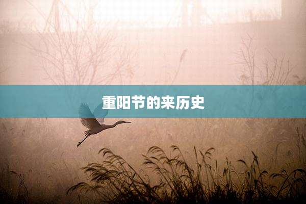 重阳节的来历史