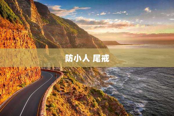 防小人 尾戒