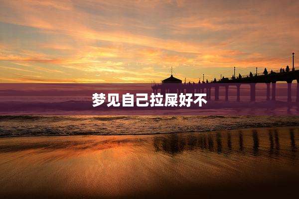梦见自己拉屎好不