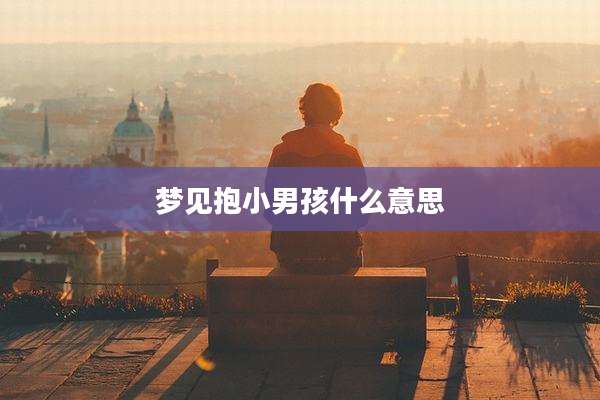 梦见抱小男孩什么意思