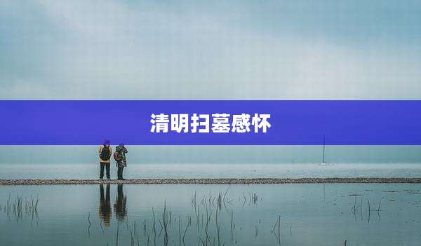 清明扫墓感怀