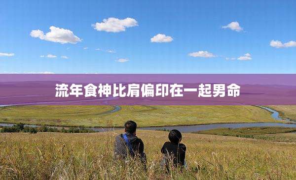 流年食神比肩偏印在一起男命