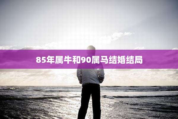 85年属牛和90属马结婚结局