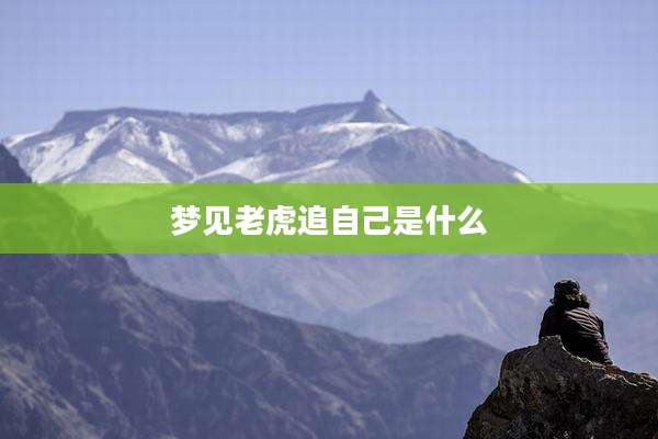 梦见老虎追自己是什么