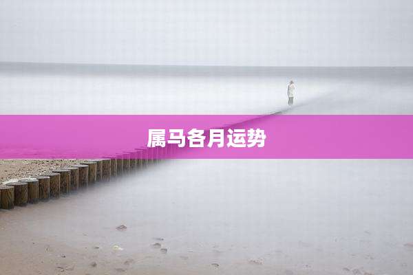 属马各月运势