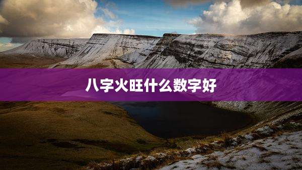 八字火旺什么数字好