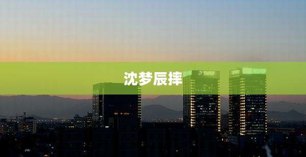 沈梦辰摔